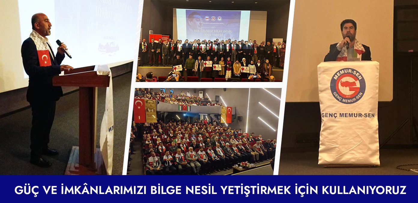 Güç ve imkânlarımızı bilge nesil yetiştirmek için kullanıyoruz