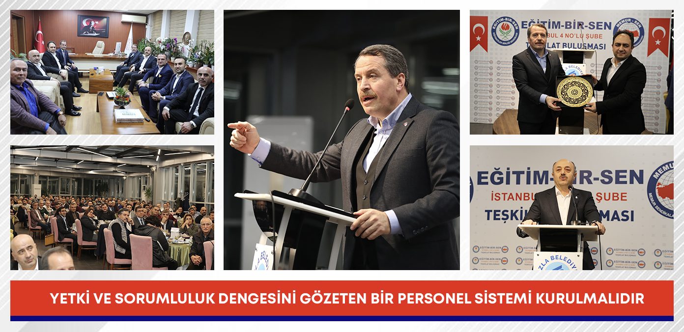 Yetki ve sorumluluk dengesini gözeten bir personel sistemi kurulmalıdır