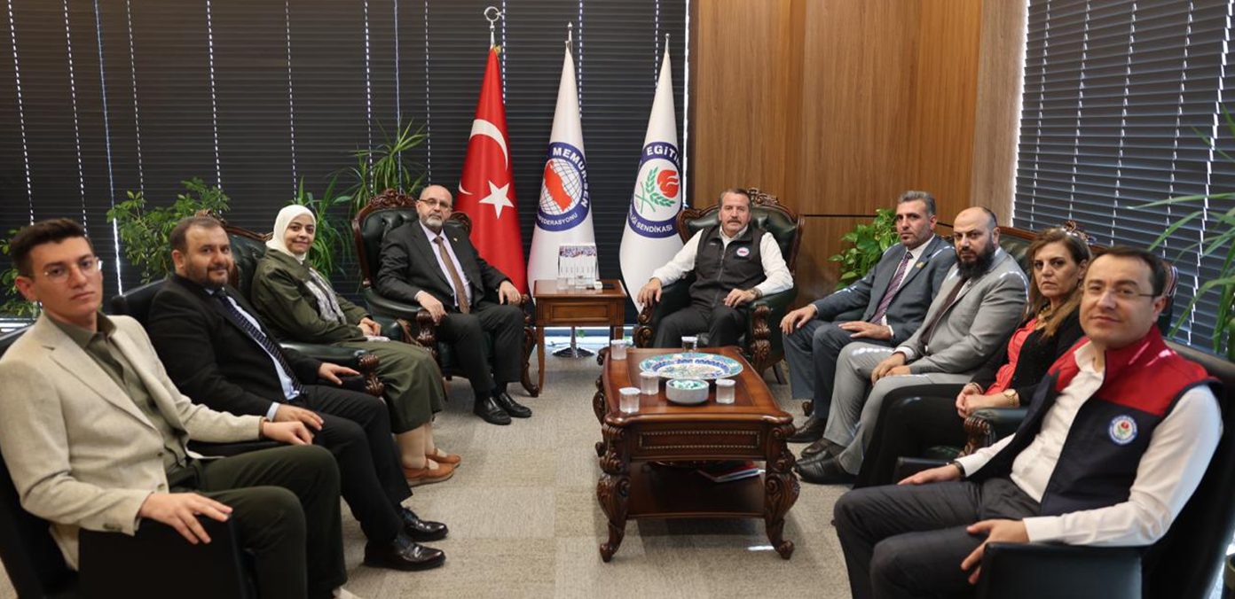 EĞİTİM-BİR-SEN SENDİKAL TECRÜBESİNİ SURİYE İLE PAYLAŞACAK