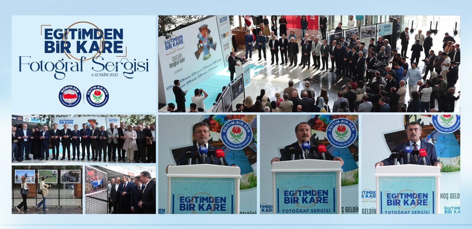 EĞİTİMİ SANATLA BULUŞTURAN “EĞİTİMDEN BİR KARE FOTOĞRAF SERGİSİ” ANKARA ATG YHT GAR’DA AÇILDI