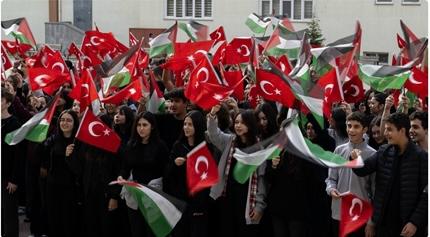 FİLİSTİN VE GAZZE TEMALI FARKINDALIK ETKİNLİKLERİ DÜZENLENMESİ TALİMATINI İSABETLİ BULUYOR, TEŞEKKÜR EDİYORUZ