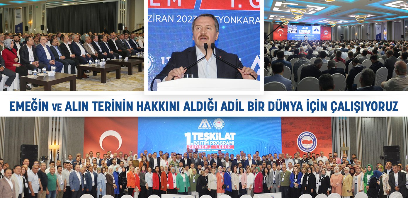 Emeğin ve alın terinin hakkını aldığı adil bir dünya için çalışıyoruz
