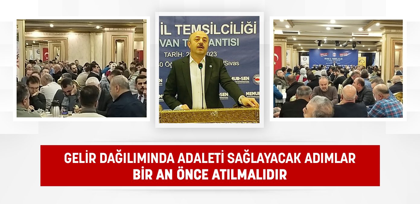 Gelir dağılımında adaleti sağlayacak adımlar bir an önce atılmalıdır