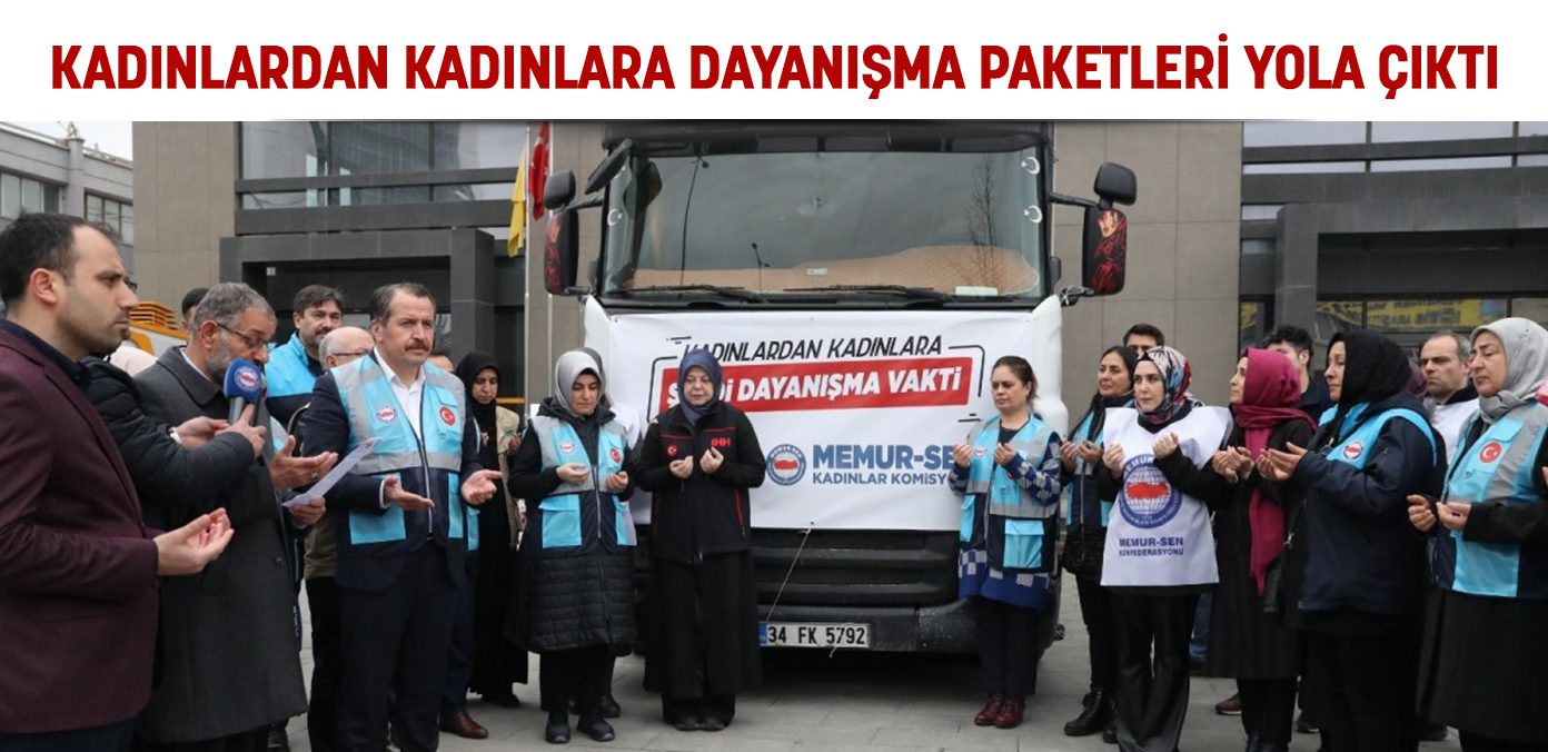 Kadınlardan kadınlara dayanışma paketleri yola çıktı