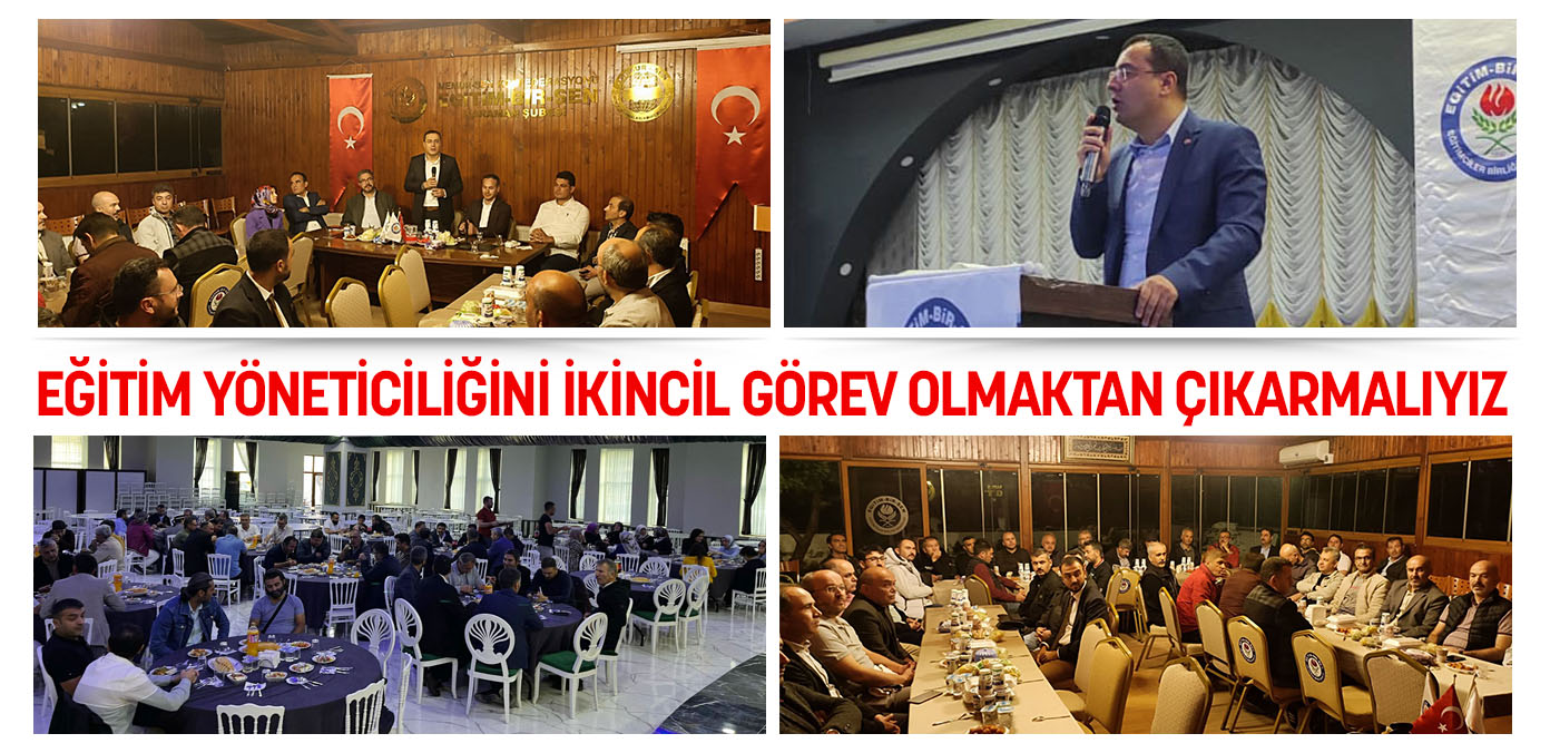 Eğitim yöneticiliğini ikincil görev olmaktan çıkarmalıyız