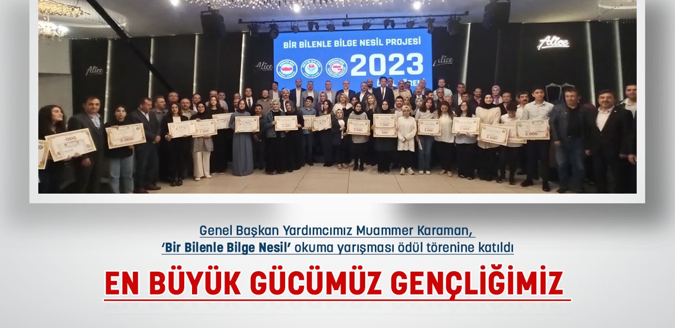 En büyük gücümüz gençliğimiz