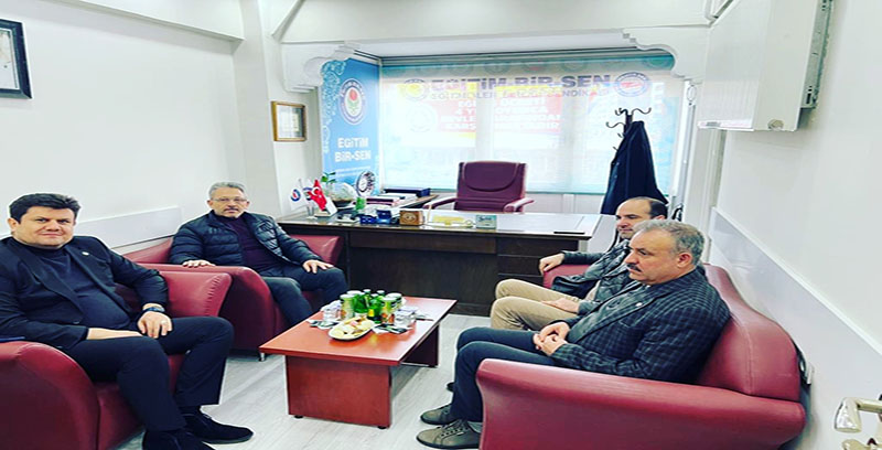 Eğitim Bir -Sen Kayseri Şube Başkanımız  Sayın Mehmet Emin ASLANTÜRK Kırşehir Şube Başkanımız Fatih Mehmet YAVUZ