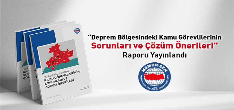“Deprem Bölgesindeki Kamu Görevlilerinin Sorunları ve Çözüm Önerileri” Raporu Yayınlandı