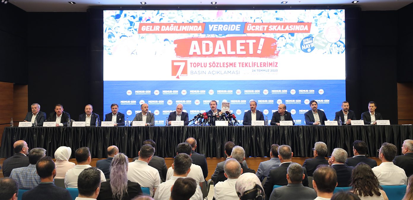 Memur-Sen, toplu sözleşme tekliflerini açıkladı