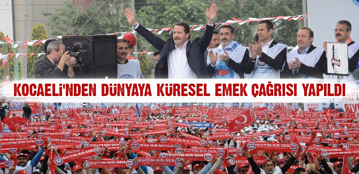 1 MAYIS COŞKUYLA KUTLANDI