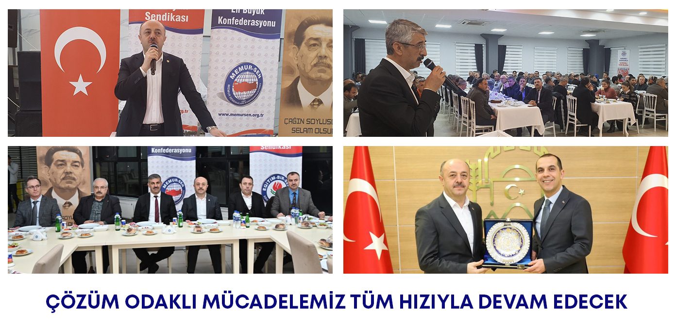 Çözüm odaklı mücadelemiz tüm hızıyla devam edecek