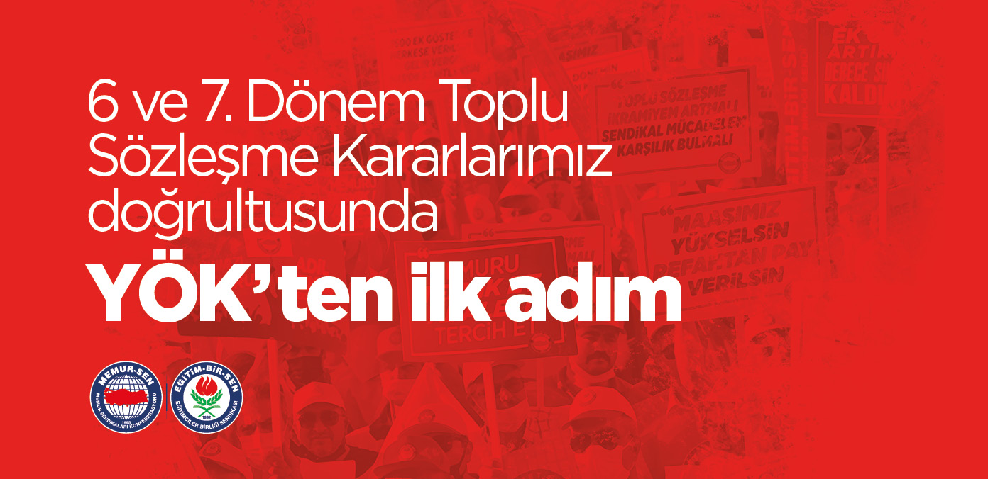 Üniversite idari personelinin yer değişikliğine ilişkin toplu sözleşme kararımız kazanıma dönüşüyor