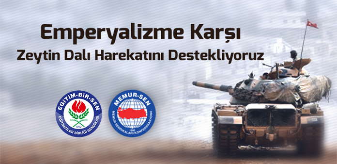 AFRİN OPERASYONUNU DESTEKLİYORUZ