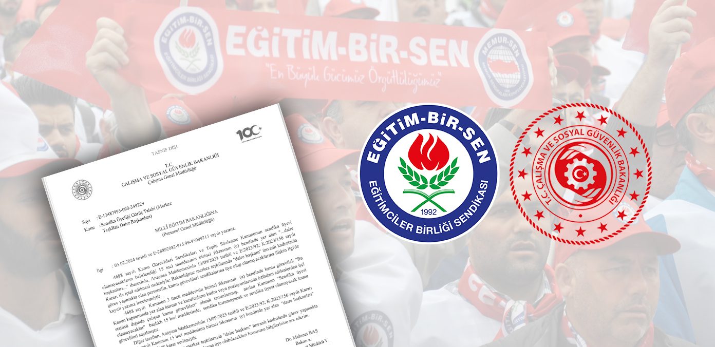 MÜCADELEMİZ ÖRGÜTLENME ÖZGÜRLÜĞÜNÜN ALANINI GENİŞLETTİ