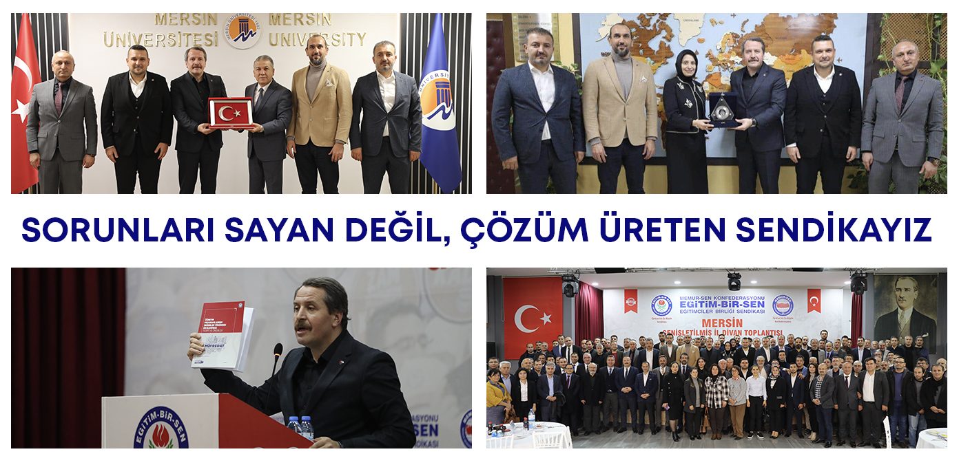 Sorunları sayan değil, çözüm üreten sendikayız