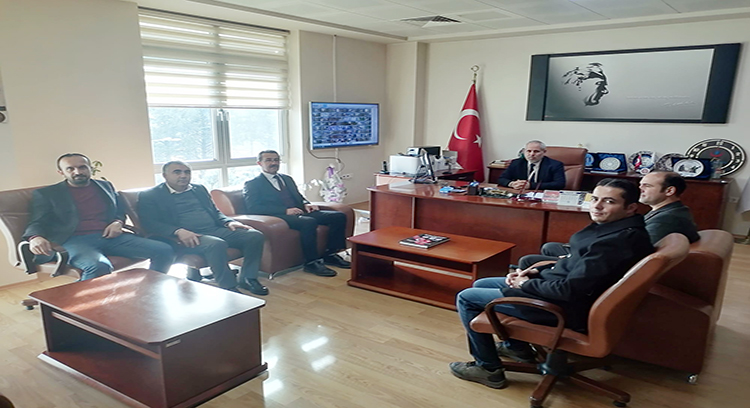 Eğitim Bir-Sen Şube Başkanımız Fatih Mehmet Yavuz Ahi Evran Üniversitesi Başhekimini Ziyaret Etti.