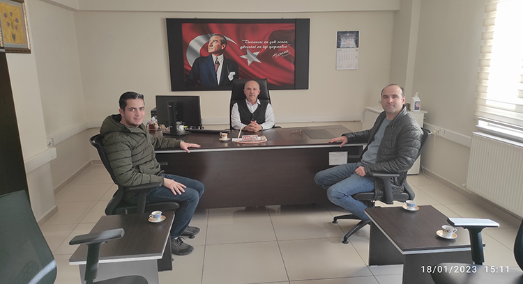 KIRŞEHİR İL MİLLİ EĞİTİM MÜDÜR YARDIMCISI MURAT MUHSİN KAYA ZİYARET EDİLDİ.