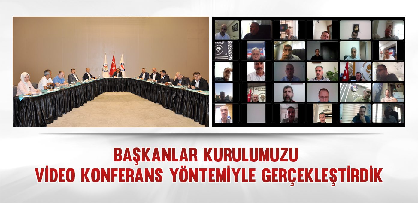 Başkanlar Kurulu Toplantımızı gerçekleştirdik