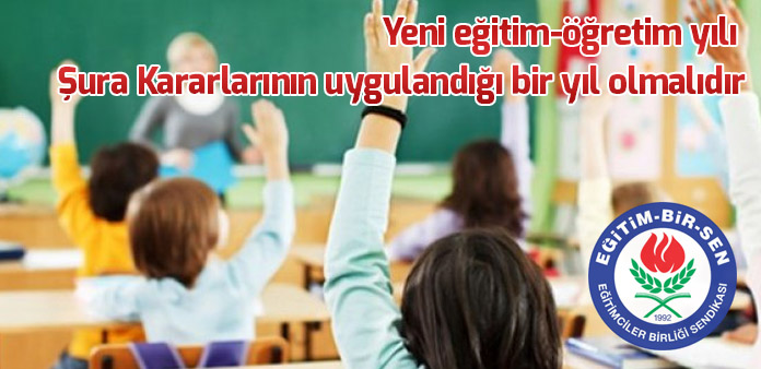 YENİ EĞİTİM-ÖĞRETİM YILI HAYIRLI OLSUN