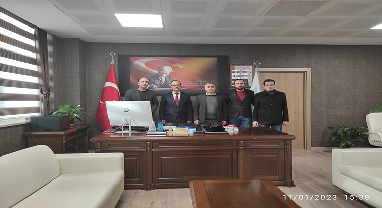 Eğitim Bir-Sen Şube Başkanımız Fatih Mehmet YAVUZ Kırşehir İl Sağlık Müdürü  Dr. Ertan DEĞİRMENCİOĞLU'nu ziyaret etti.
