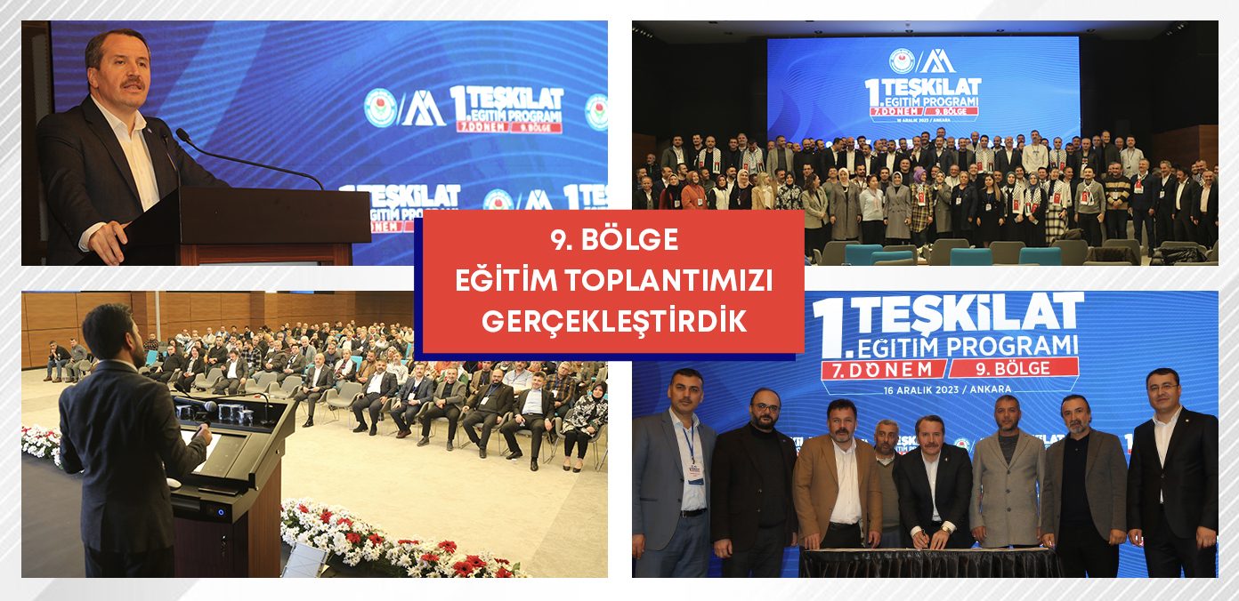 9. bölge eğitim toplantımızı gerçekleştirdik